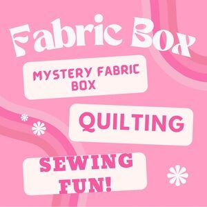 FABRIC Continuous Material Quilting Sewing Craft Full Yardage Scrap Pattern NEW